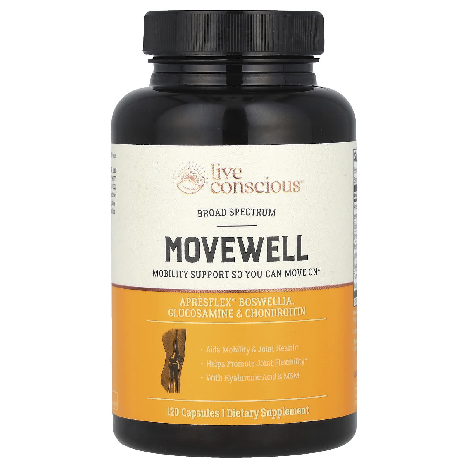 Live Conscious, MoveWell, 120 Capsules - Image 1