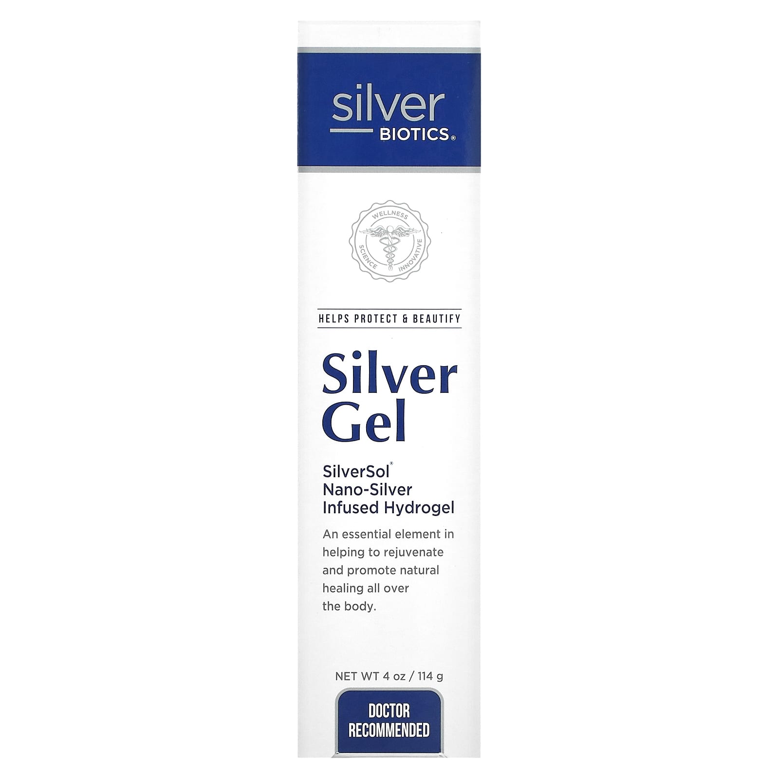 American Biotech Labs Silver Biotics Silver Gel 4 oz Protect & Beautify Skin - Image 2