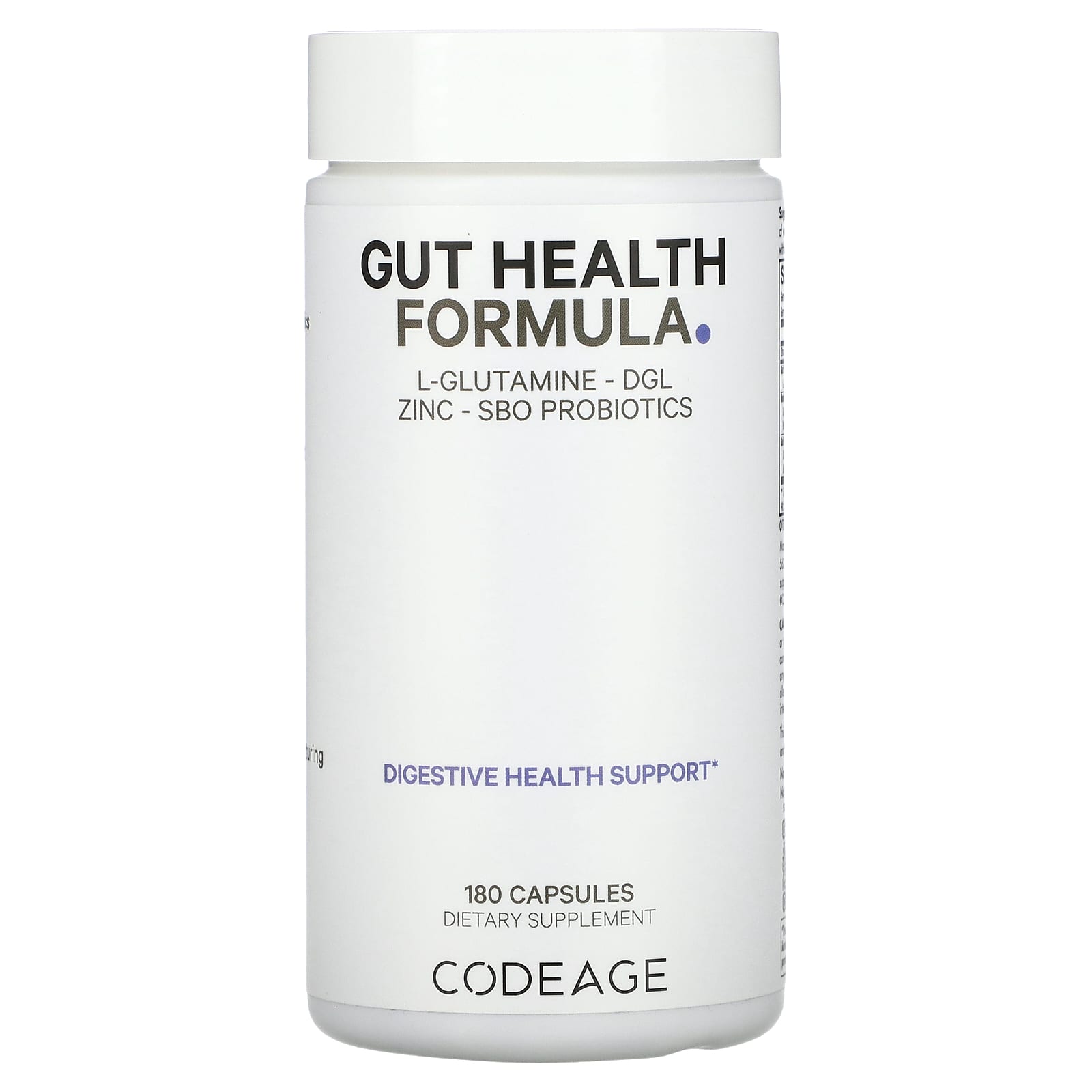 CodeAge Gut Health Formula - Support Digestive Health with Probiotics & Prebiotics - Image 1