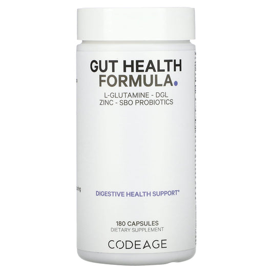CodeAge Gut Health Formula - Support Digestive Health with Probiotics & Prebiotics - Image 1