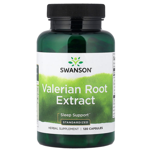 Swanson, Valerian Root Extract, Standardized, 120 Capsules - Image 1