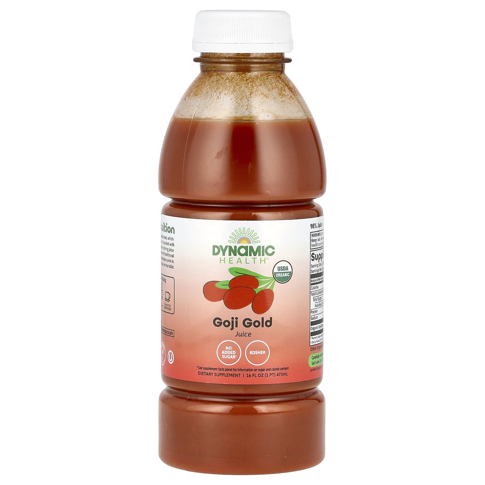 Organic Goji Gold Juice by Dynamic Health - 16 fl oz - Image 1