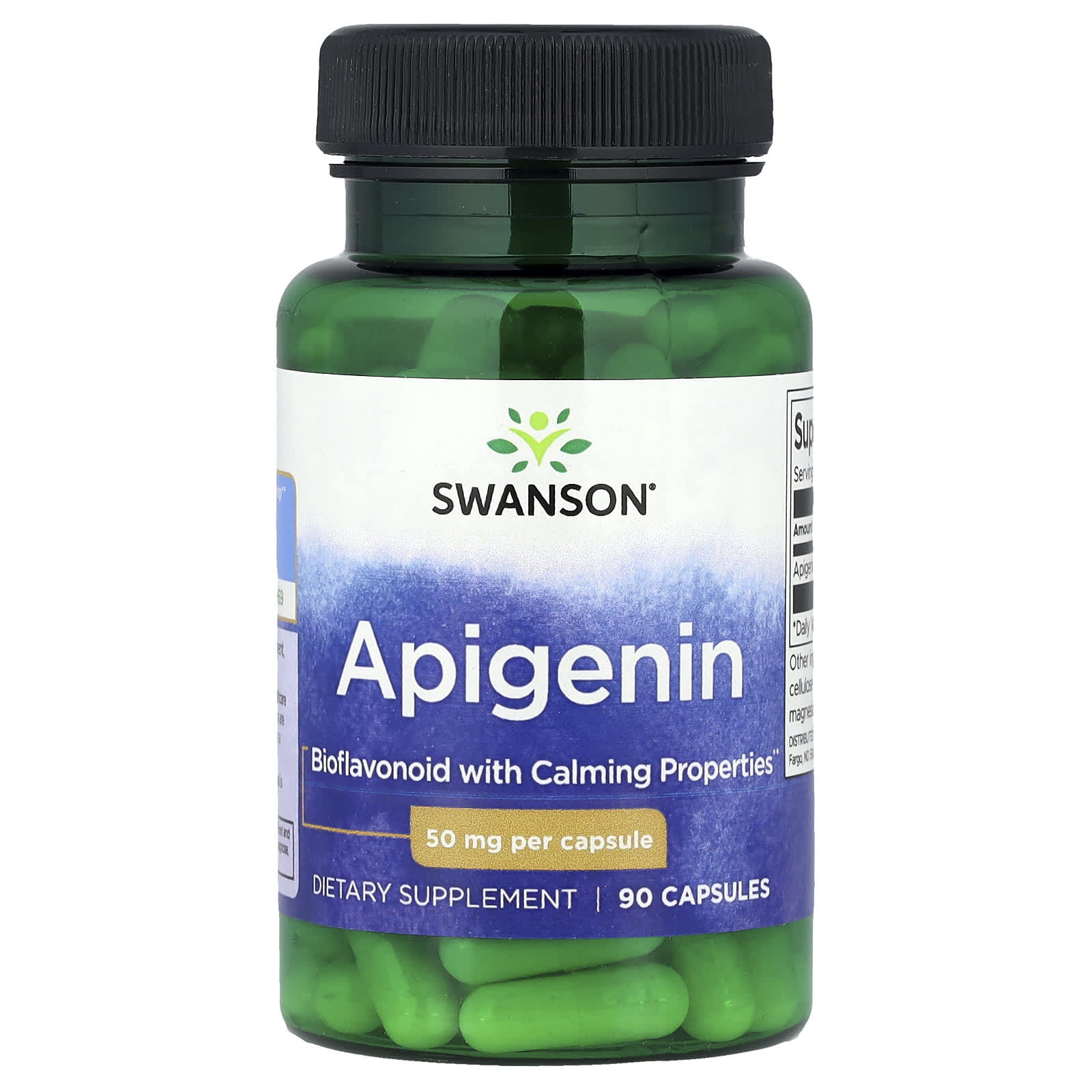 Swanson, Apigenin, 50 mg, 90 Capsules - Image 1
