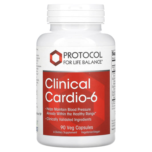 Protocol for Life Balance, Clinical Cardio-6, 90 Veg Capsules - Image 1