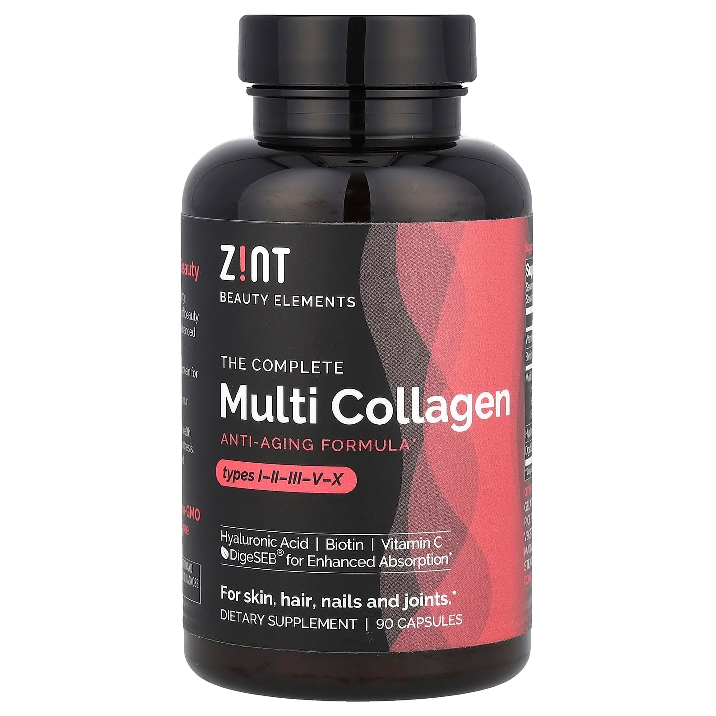 Zint, The Complete Multi Collagen, 90 Capsules - Image 1