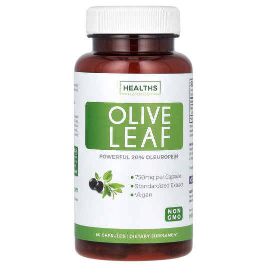 Boost Immunity with Olive Leaf Extract - 750mg, 60 Capsules - Image 1
