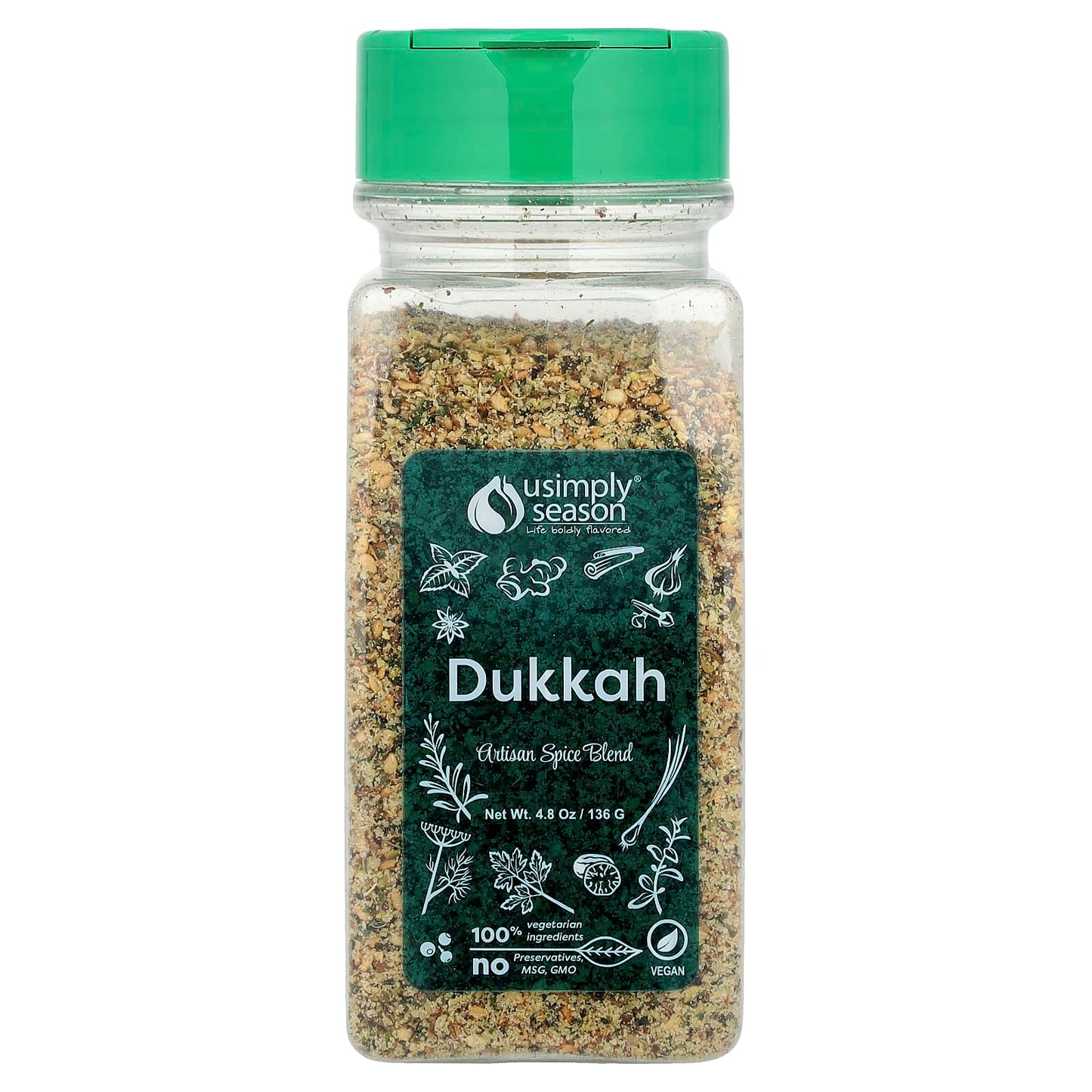 USimplySeason, Artisan Spice Blend, Dukkah, 4.8 oz (136 g) - Image 1