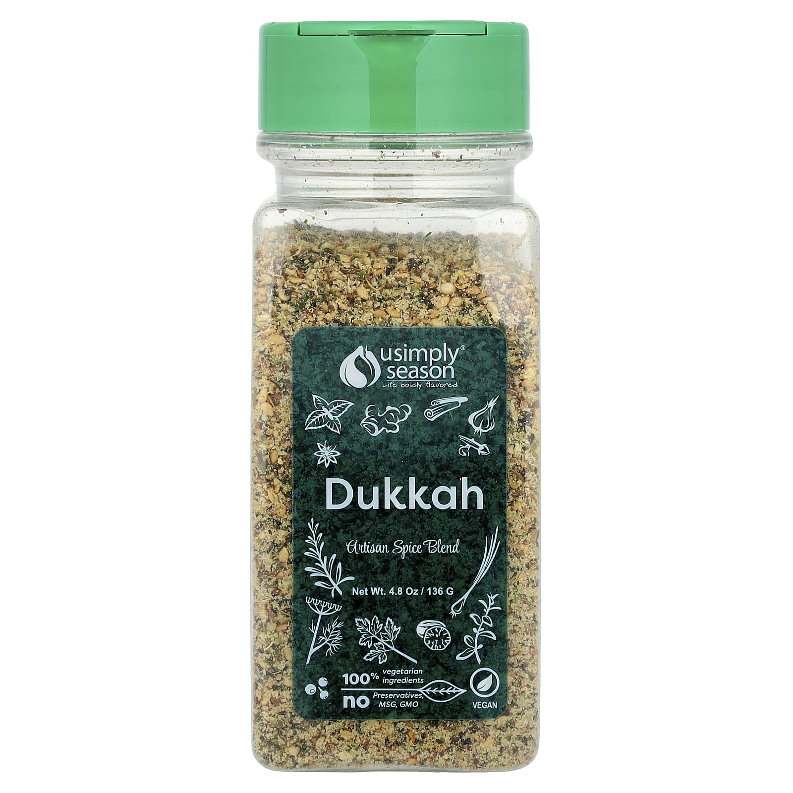 USimplySeason, Artisan Spice Blend, Dukkah, 4.8 oz (136 g) - Image 1