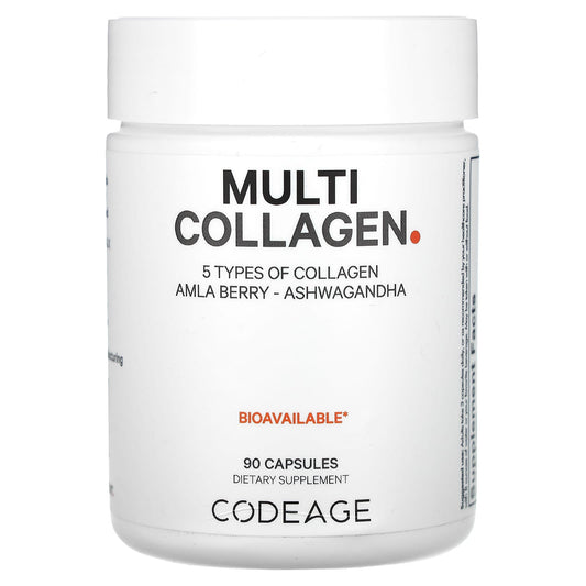 Unlock Youthful Skin with Codeage Multi Collagen Peptides | 90 Capsules - Image 1