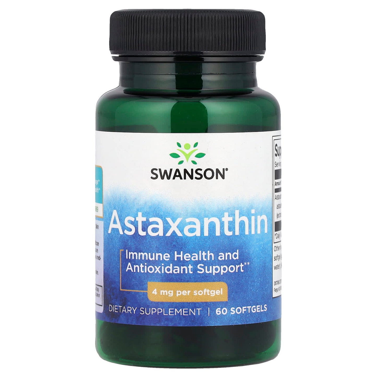 Swanson, Astaxanthin, 4 mg, 60 Softgels - Image 1
