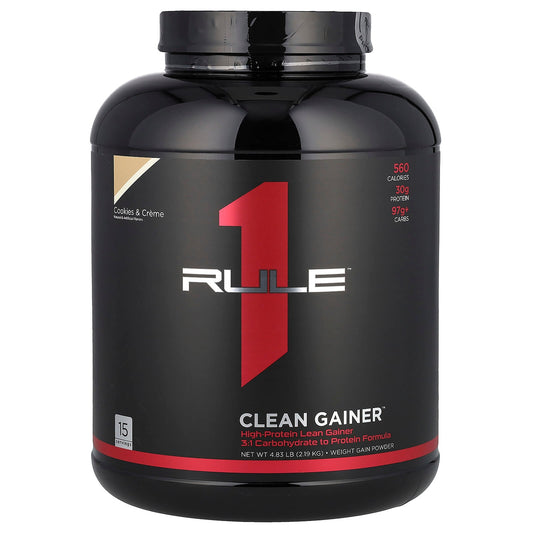 Rule One Proteins, Clean Gainer™, Cookies & Cream, 4.83 lb (2.19 kg) - Image 1