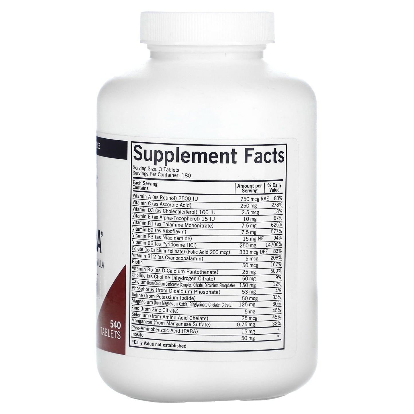 Kirkman Labs, Super Nu-Thera, 540 Tablets - Image 2