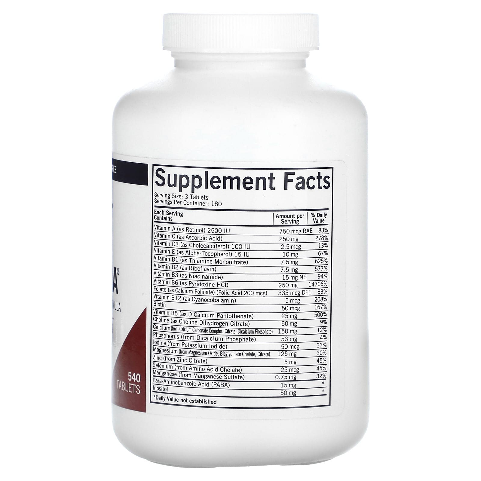 Kirkman Labs, Super Nu-Thera, 540 Tablets - Image 2