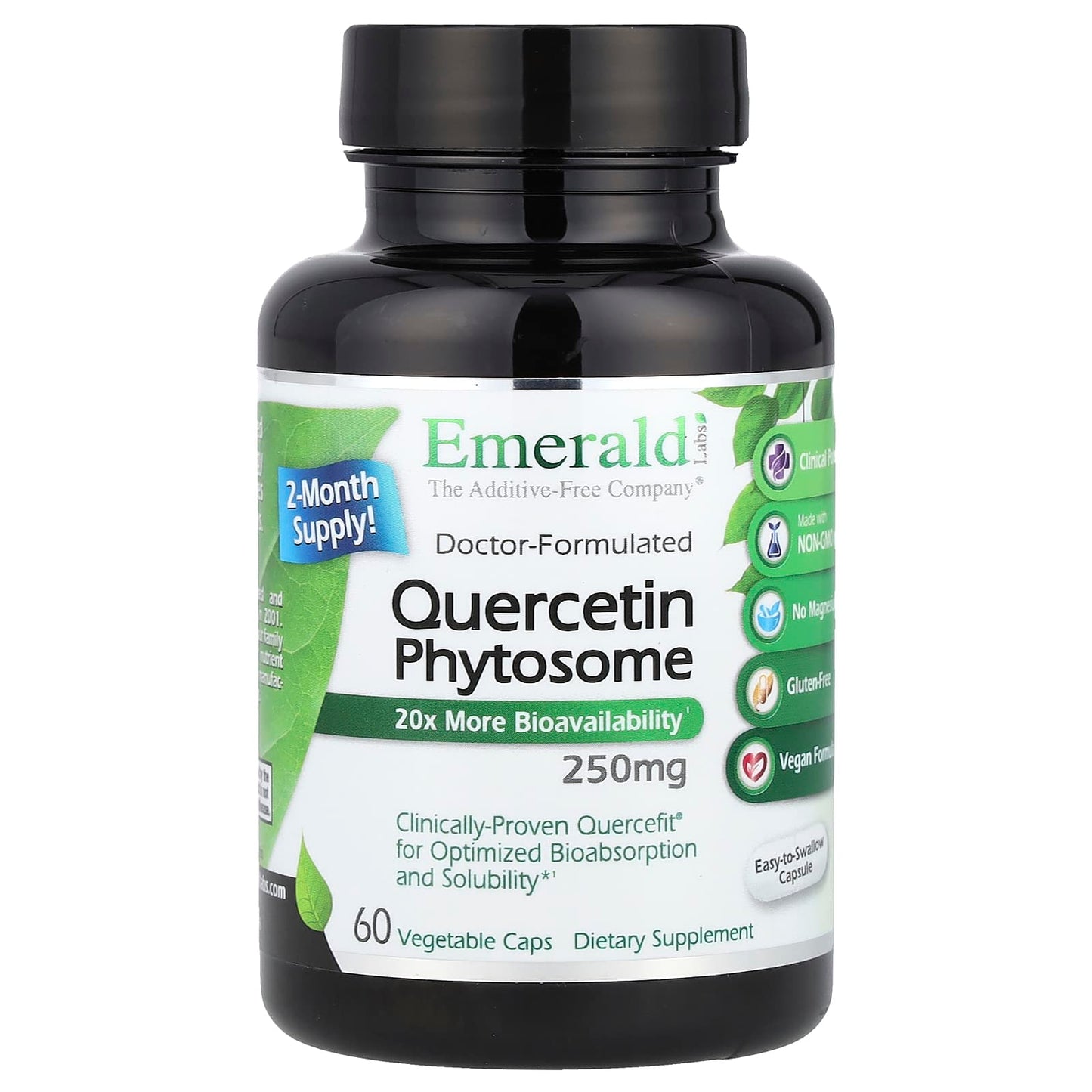 Quercetin Phytosome Supplement for Enhanced Absorption | 250mg 60 Caps - Image 1