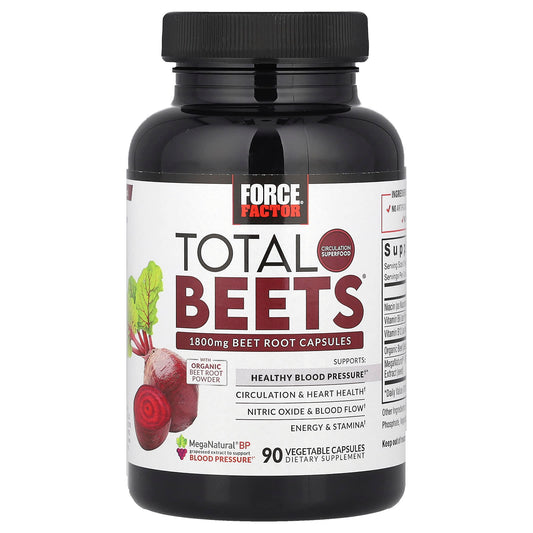 Support Healthy Blood Pressure with Force Factor Total Beets - Image 1