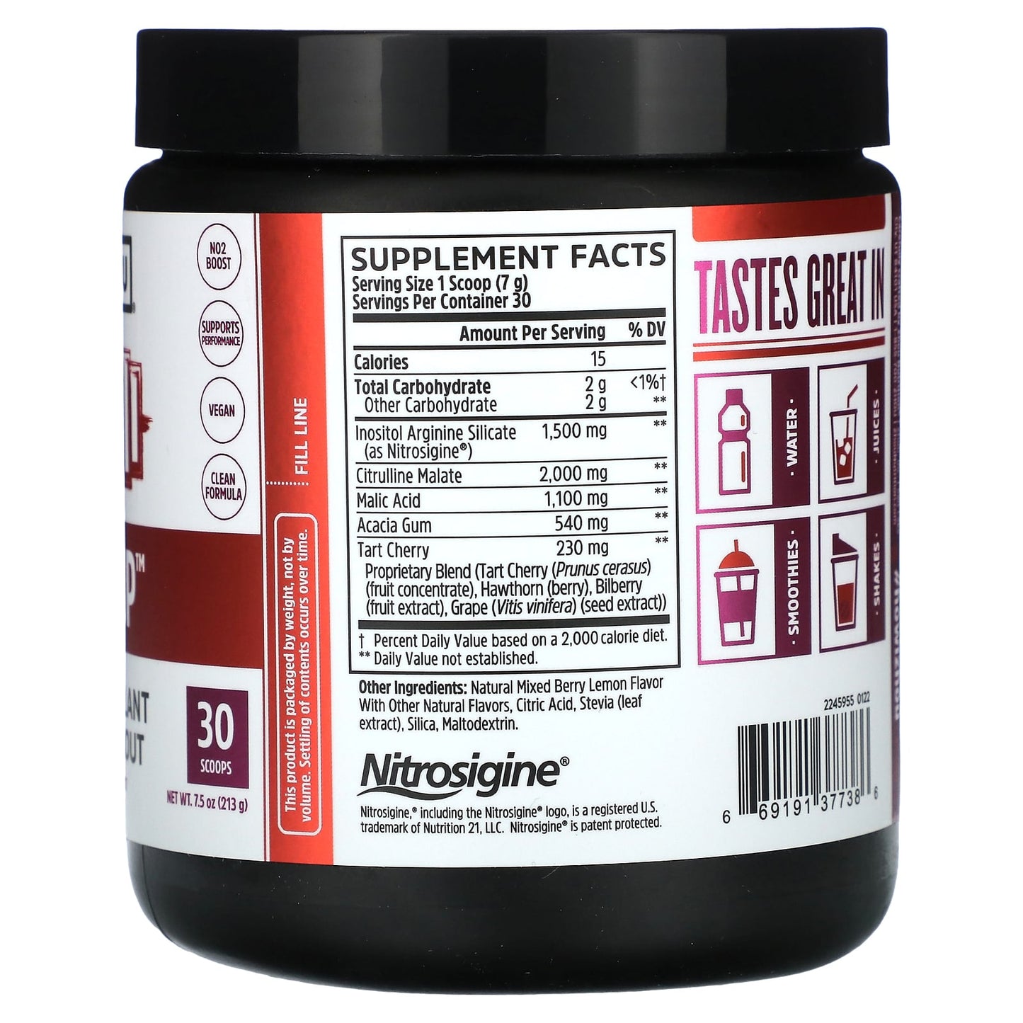 Zhou Nutrition, Lite Up, Non-Stimulant Pre-Workout, Berry Lemonade, 7.5 oz (213 g) - Image 2