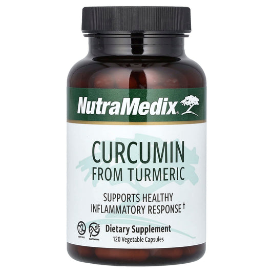 NutraMedix, Curcumin From Turmeric, 120 Vegetarian Capsules (250 mg per Capsule) - Image 1