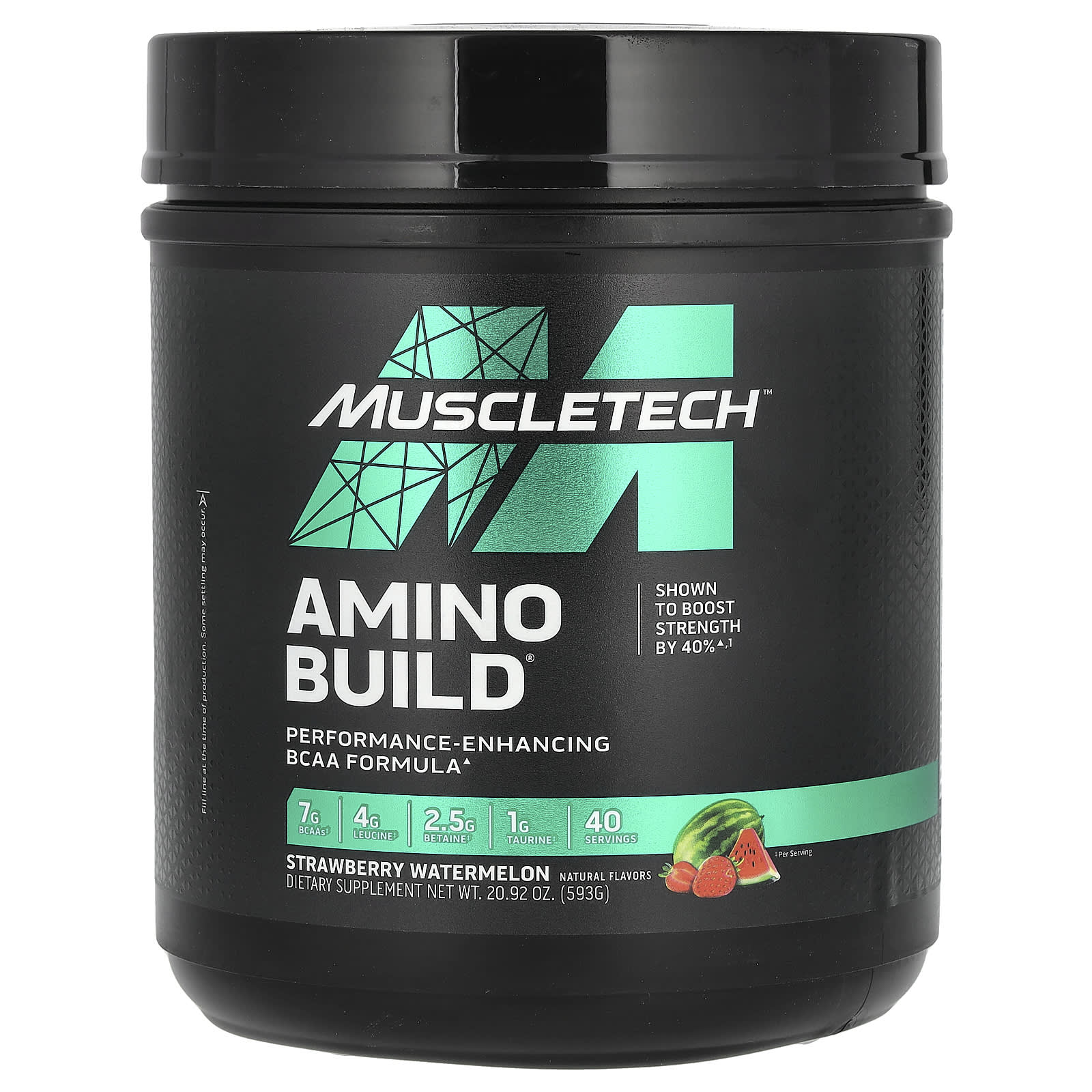 MuscleTech, Amino Build, Strawberry Watermelon, 20.92 oz (593 g) - Image 1