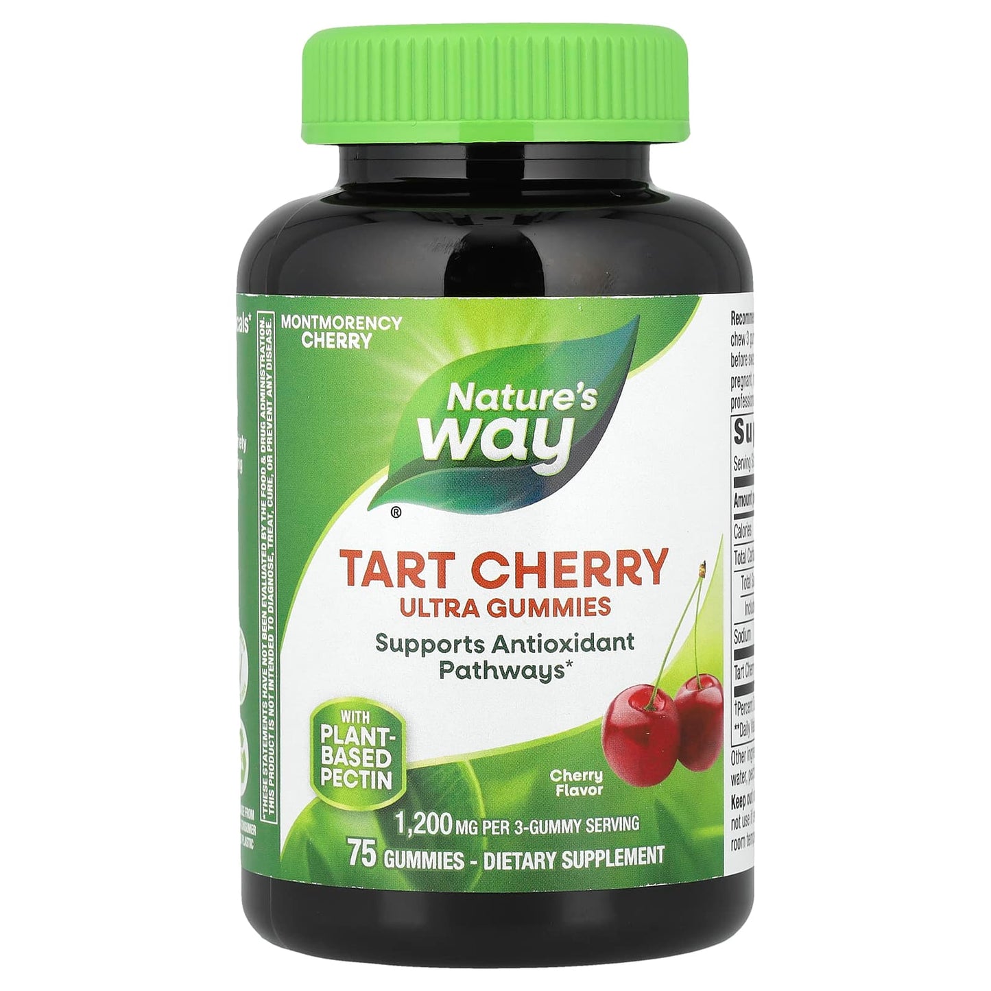 Nature's Way, Tart Cherry Ultra Gummies, Cherry, 75 Gummies - Image 1