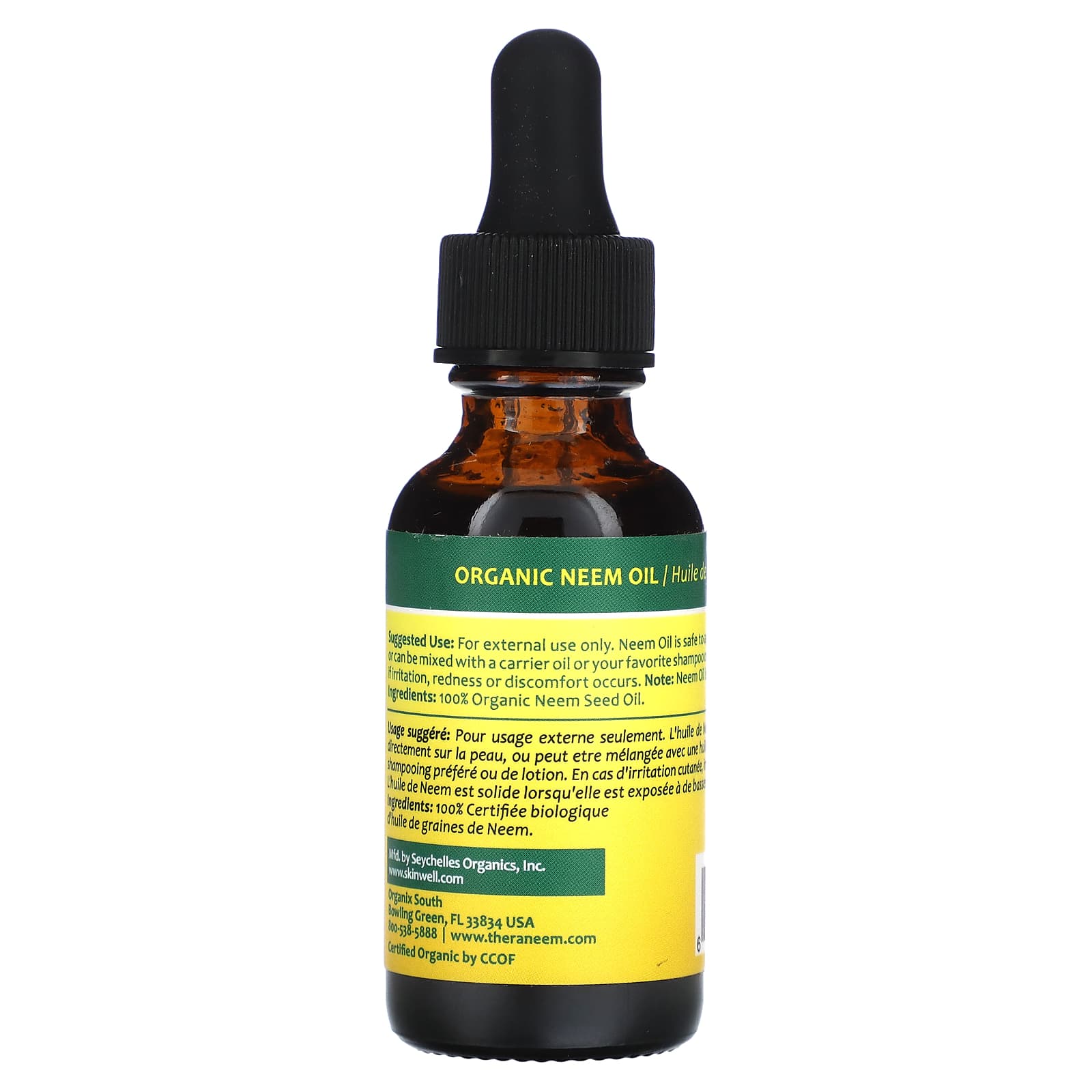 Organix South, TheraNeem Naturals, Neem Oil, 1 fl oz (30 ml) - Image 2
