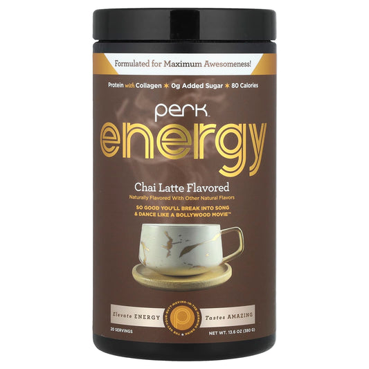 Perk Energy, Chai Latte, 13.6 oz (380 g) - Image 1