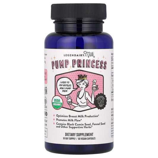 Legendairy Milk, Pump Princess, 60 Vegan Capsules - Image 1