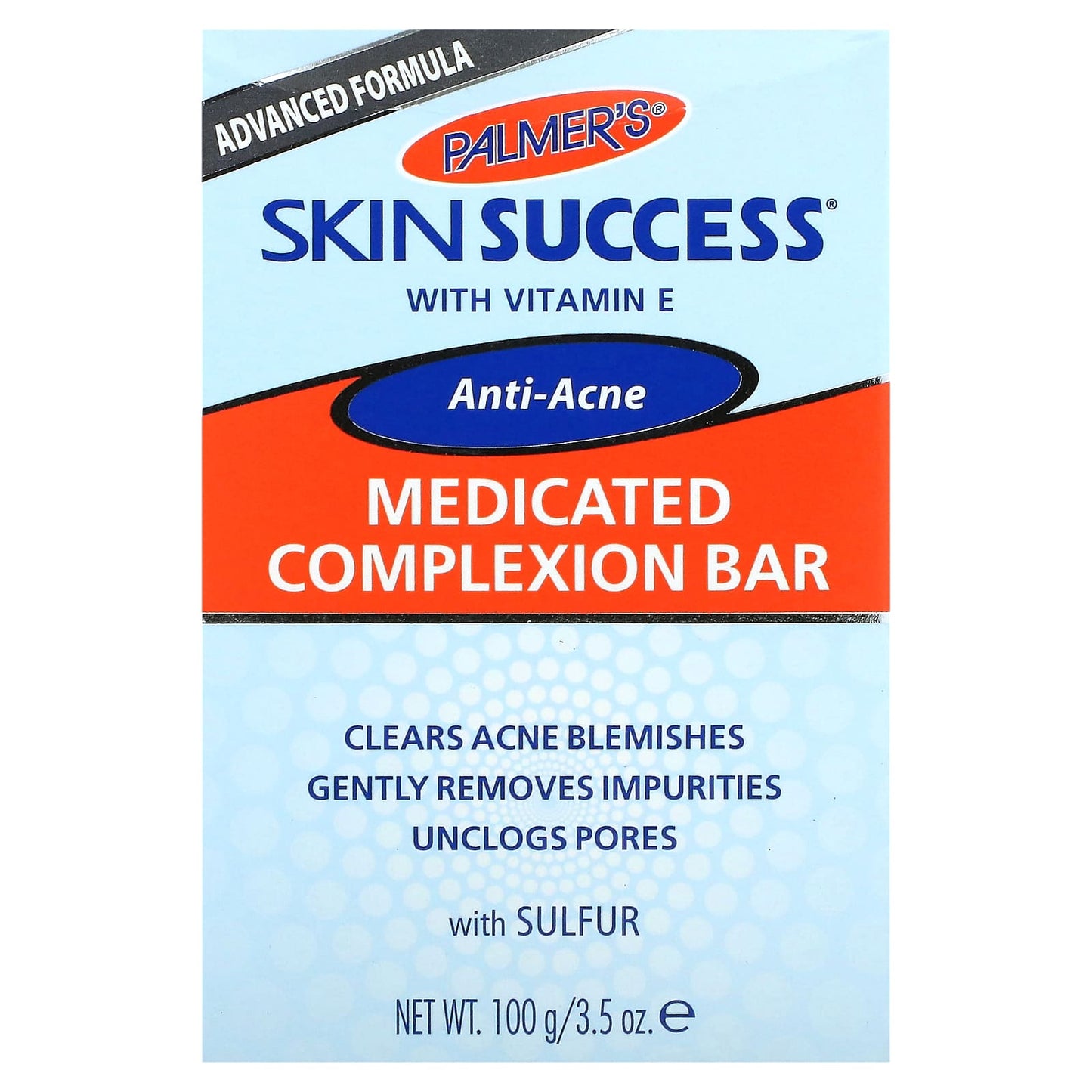 Palmer's, Skin Success®, Anti-Acne, Medicated Complexion Bar, 3.5 oz (100 g) - Image 1