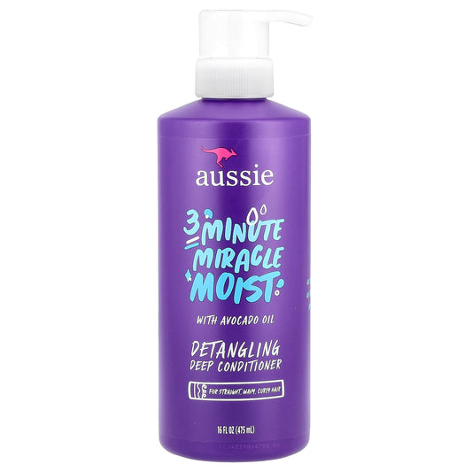 Aussie 3 Minute Miracle Moist Deep Conditioner - Avocado Oil, 16 fl oz - Image 1