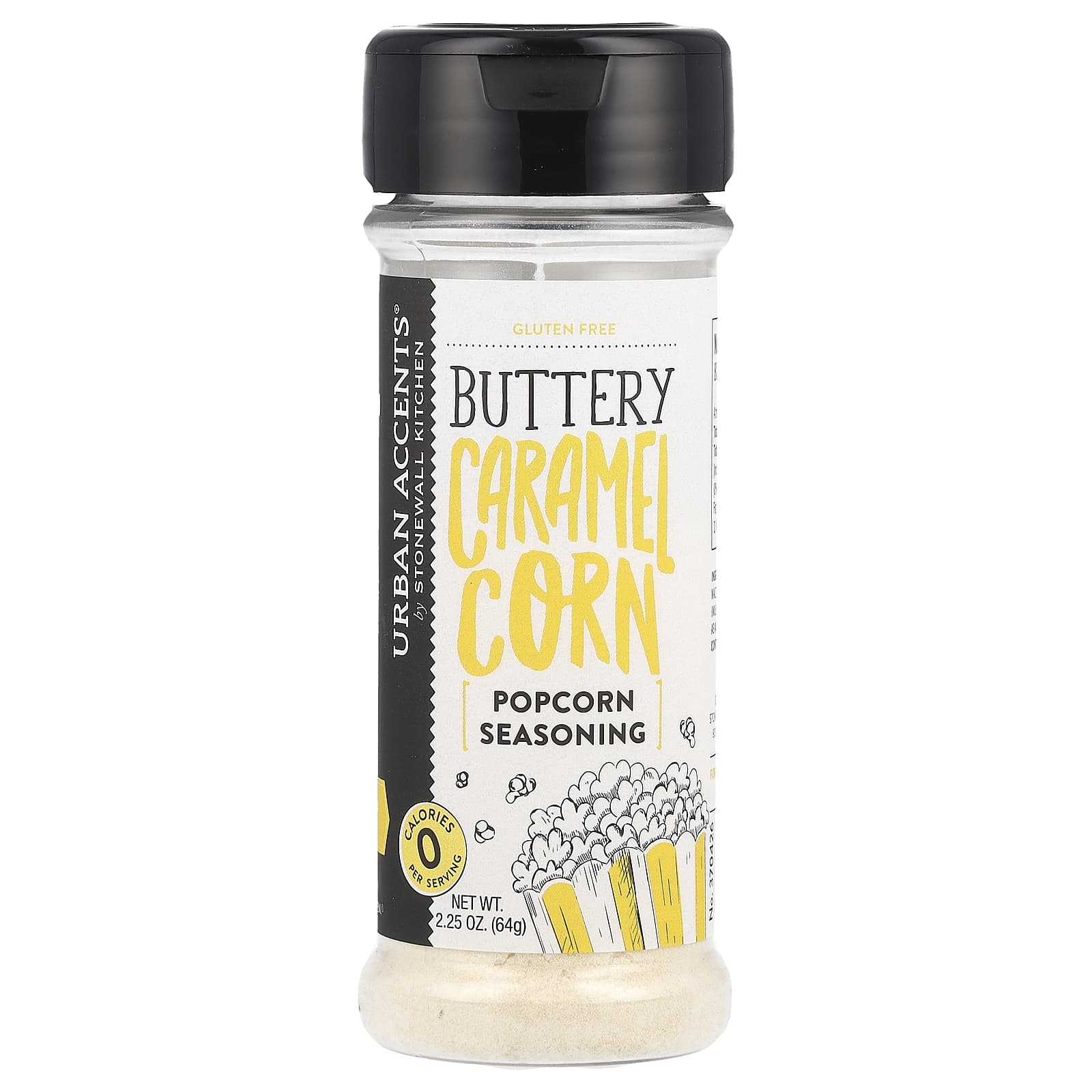 Urban Accents, Popcorn Seasoning, Buttery Caramel Corn, 2.25 oz (64 g) - Image 1