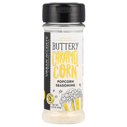 Urban Accents, Popcorn Seasoning, Buttery Caramel Corn, 2.25 oz (64 g) - Image 1