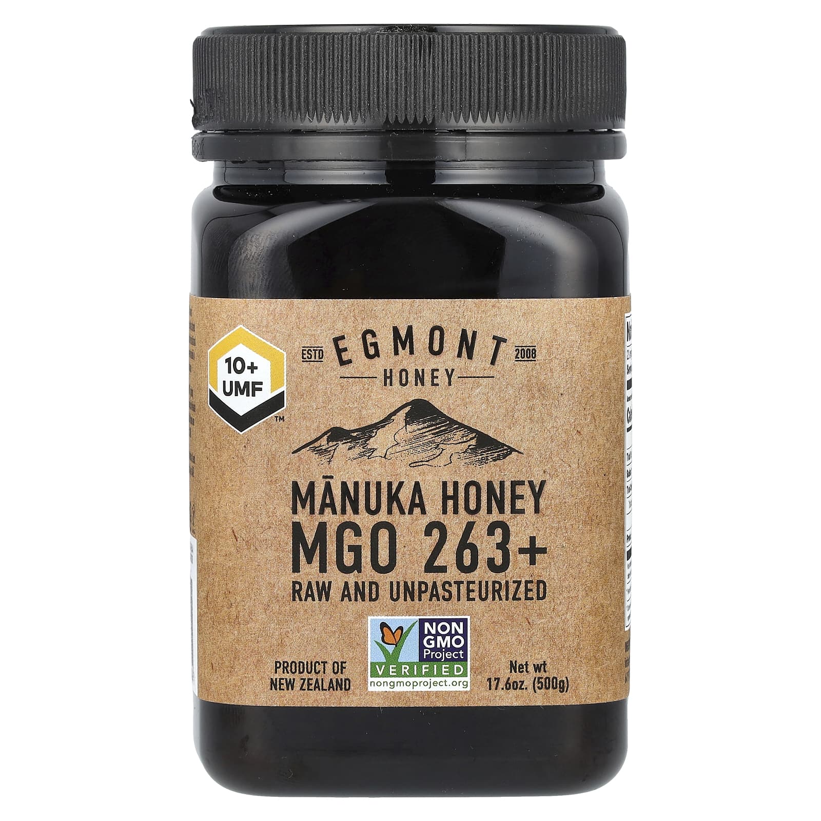 Premium New Zealand Manuka Honey - UMF 10+, 17.6 oz (500g) - Image 1