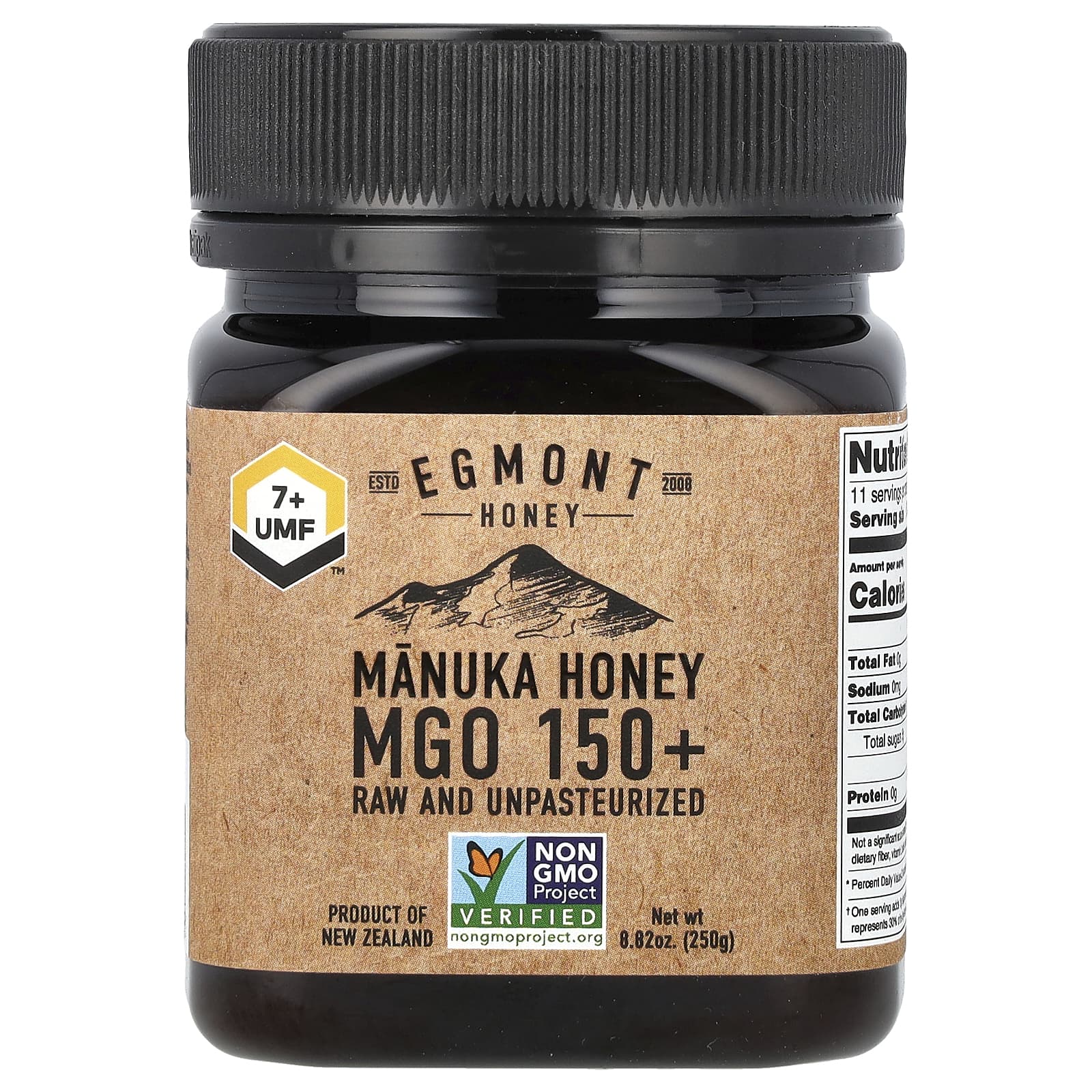 New Zealand Manuka Honey UMF 7+, MGO 150+, Raw & Unpasteurized - Image 1