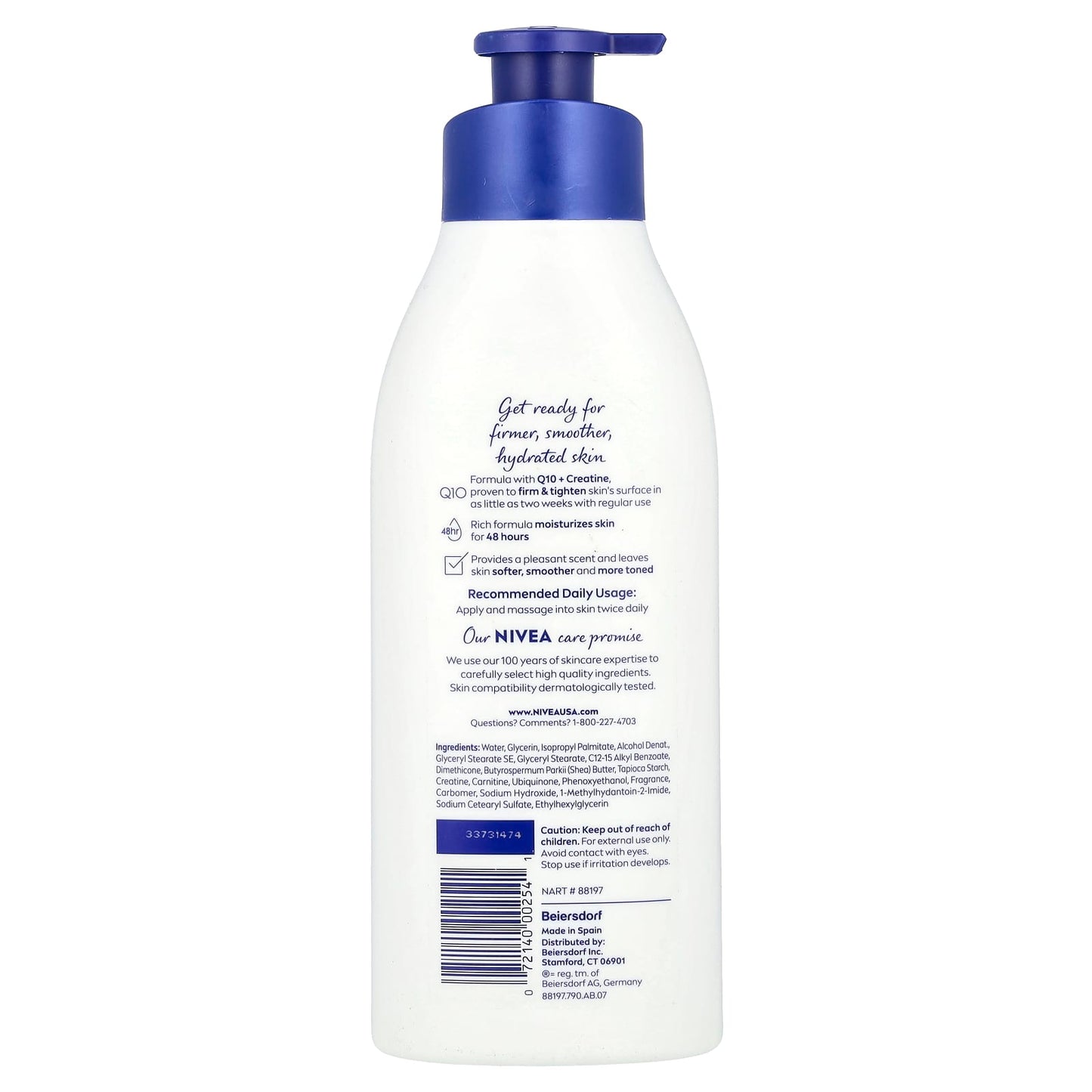Nivea, Skin Firming Sheer Hydration Body Lotion, 16.9 fl oz (500 ml) - Image 2