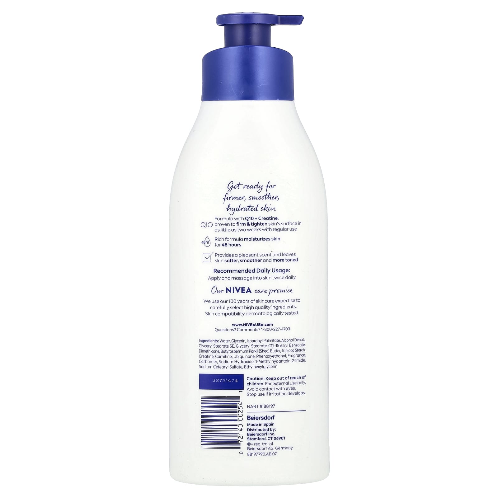 Nivea, Skin Firming Sheer Hydration Body Lotion, 16.9 fl oz (500 ml) - Image 2