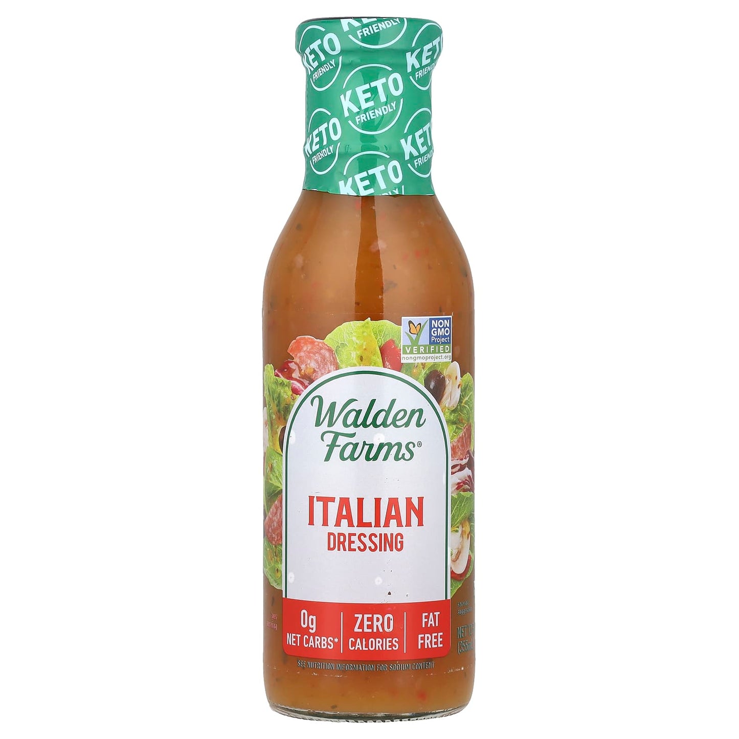 Walden Farms, Italian Dressing, 12 fl oz (355 ml) - Image 1
