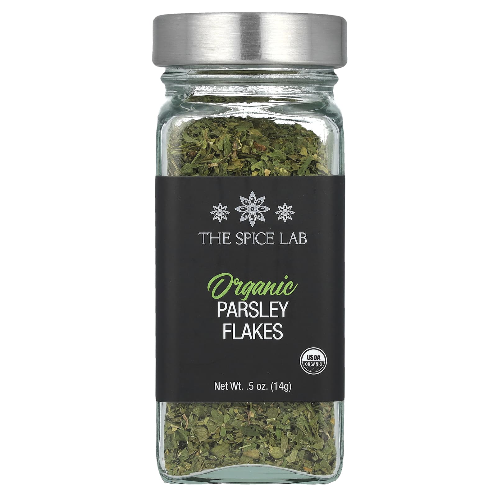 The Spice Lab, Organic Parsley Flakes, 0.5 oz (14 g) - Image 1