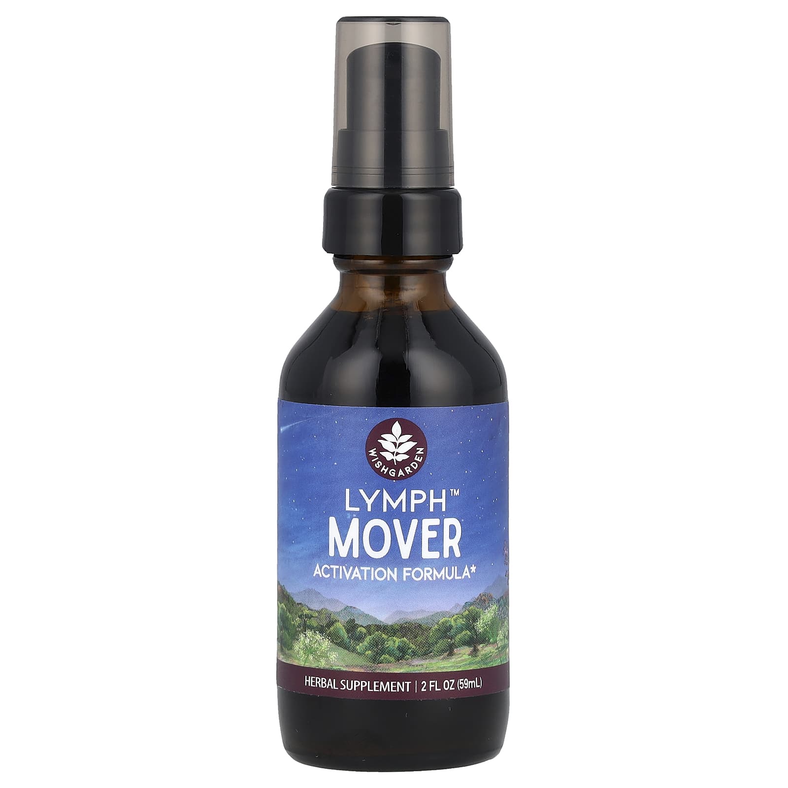 WishGarden Herbs, Lymph™ Mover Activation Formula, 2 fl oz (59 ml) - Image 1
