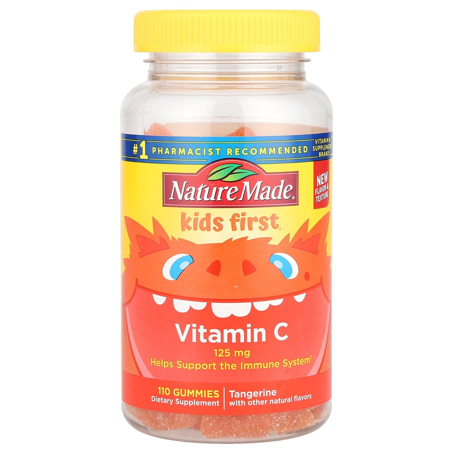 Nature Made, Kids First®, Vitamin C Gummies, Tangerine, 125 mg, 110 Gummies - Image 1