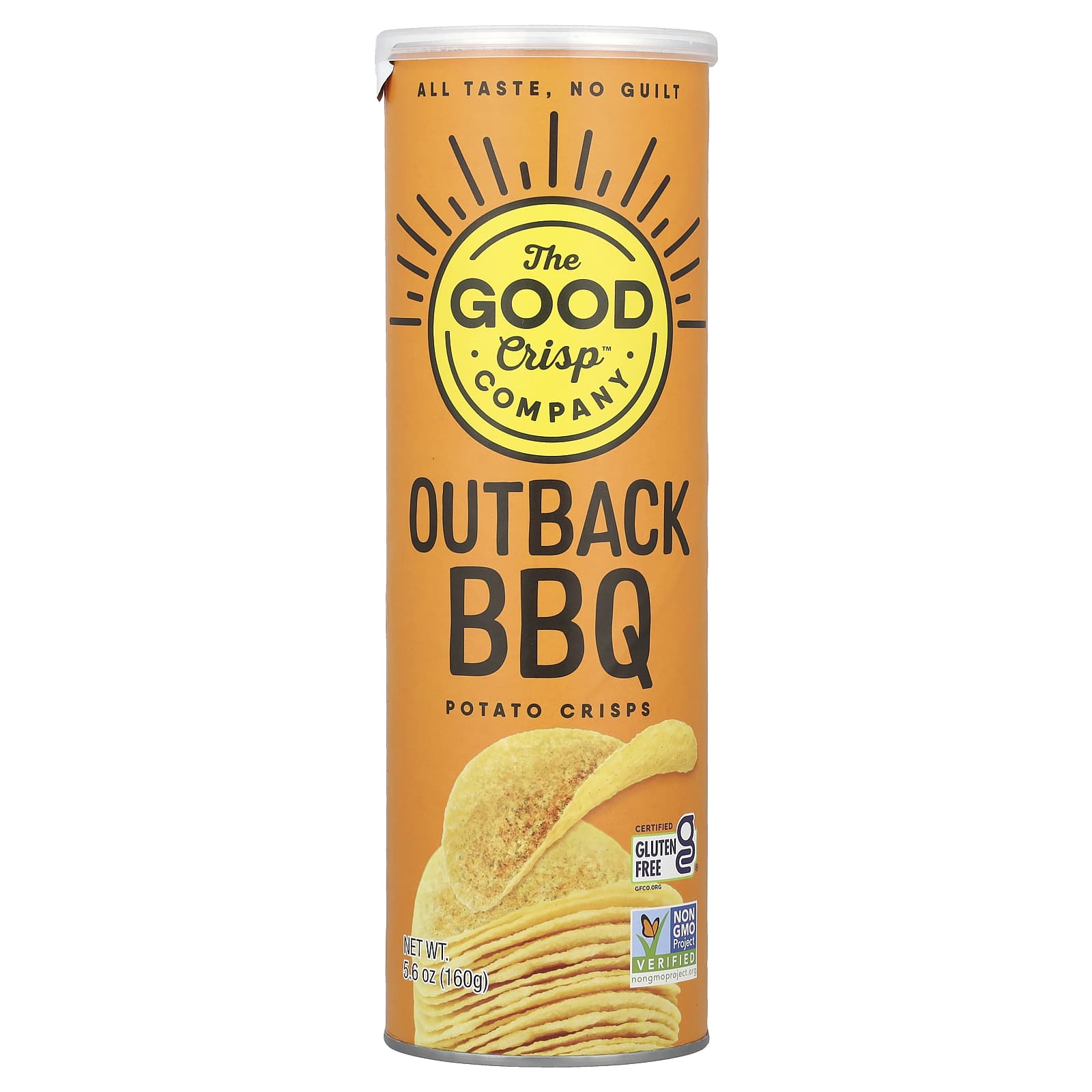 The Good Crisp Company, Potato Crisps, Outback BBQ, 5.6 oz (160 g) - Image 1