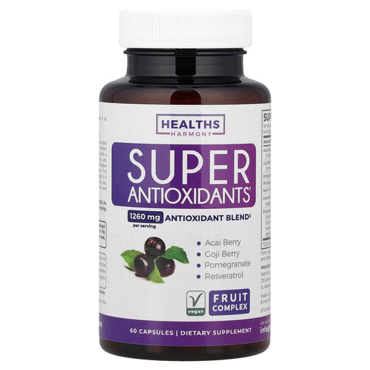 Boost Energy with Antioxidant-Rich Healths Harmony, 60 Capsules - Image 1