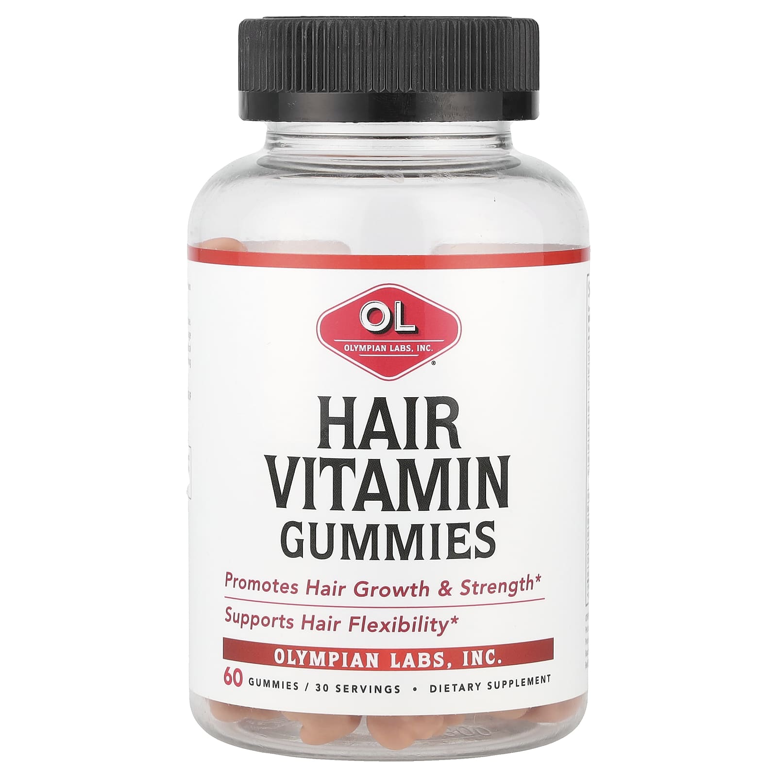 Olympian Labs, Hair Vitamin Gummies, 60 Gummies - Image 1