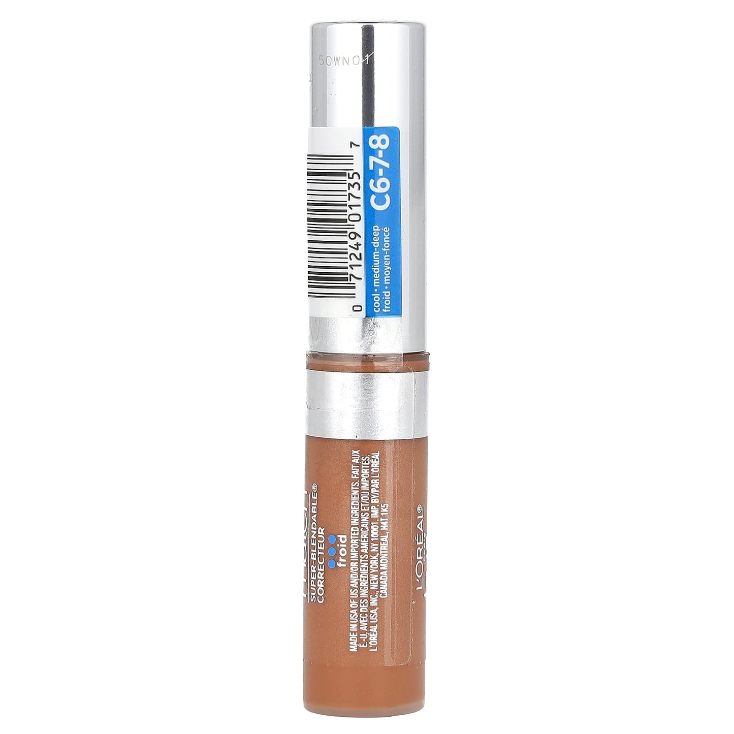 L'Oréal, True Match, Super-Blendable Concealer, C6-7-8 Cool Medium/Deep, 0.17 fl oz (5.2 ml) - Image 2