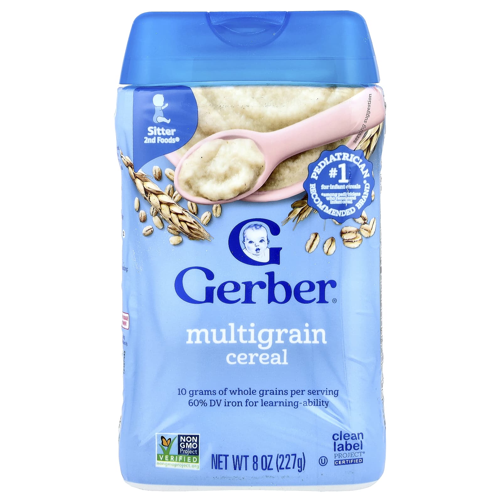 Gerber, Multigrain Cereal,, 2nd Foods®, 8 oz (227 g)