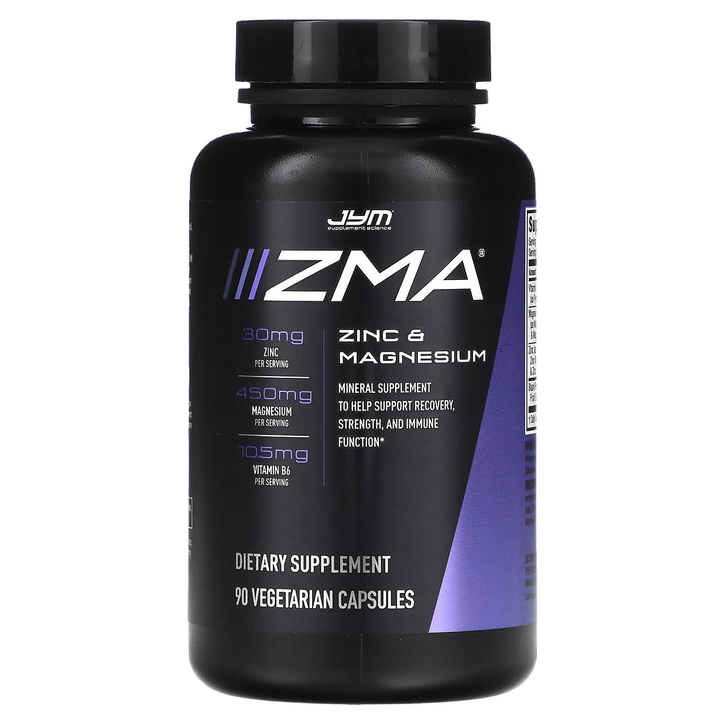 JYM Supplement Science ZMA for Enhanced Recovery & Strength - Image 1