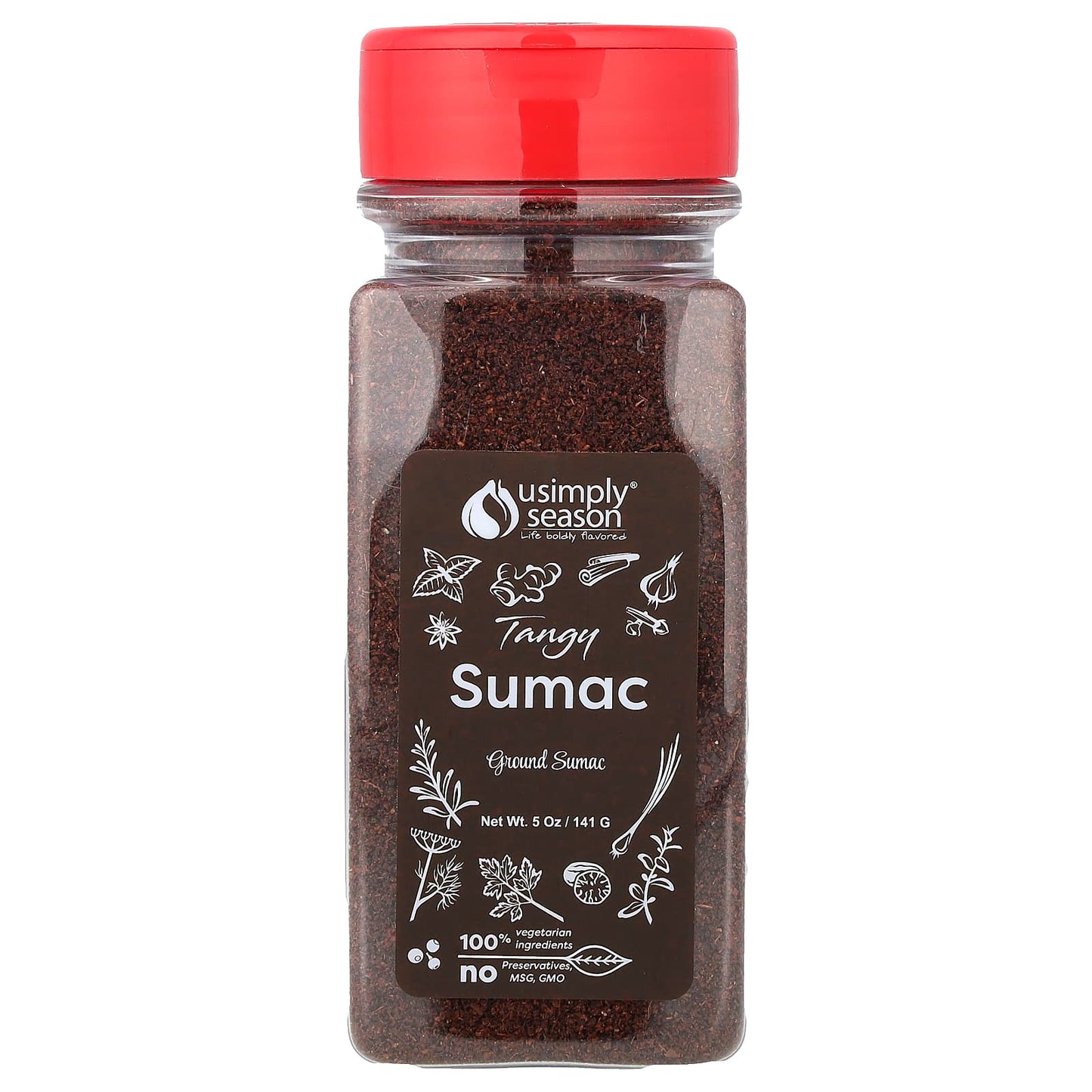 USimplySeason, Tangy Sumac, Ground , 5 oz (141 g) - Image 1