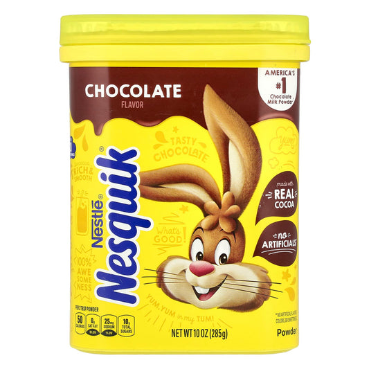 Nesquik, Nestle® Powder, Chocolate, 10 oz (285 g) - Image 1