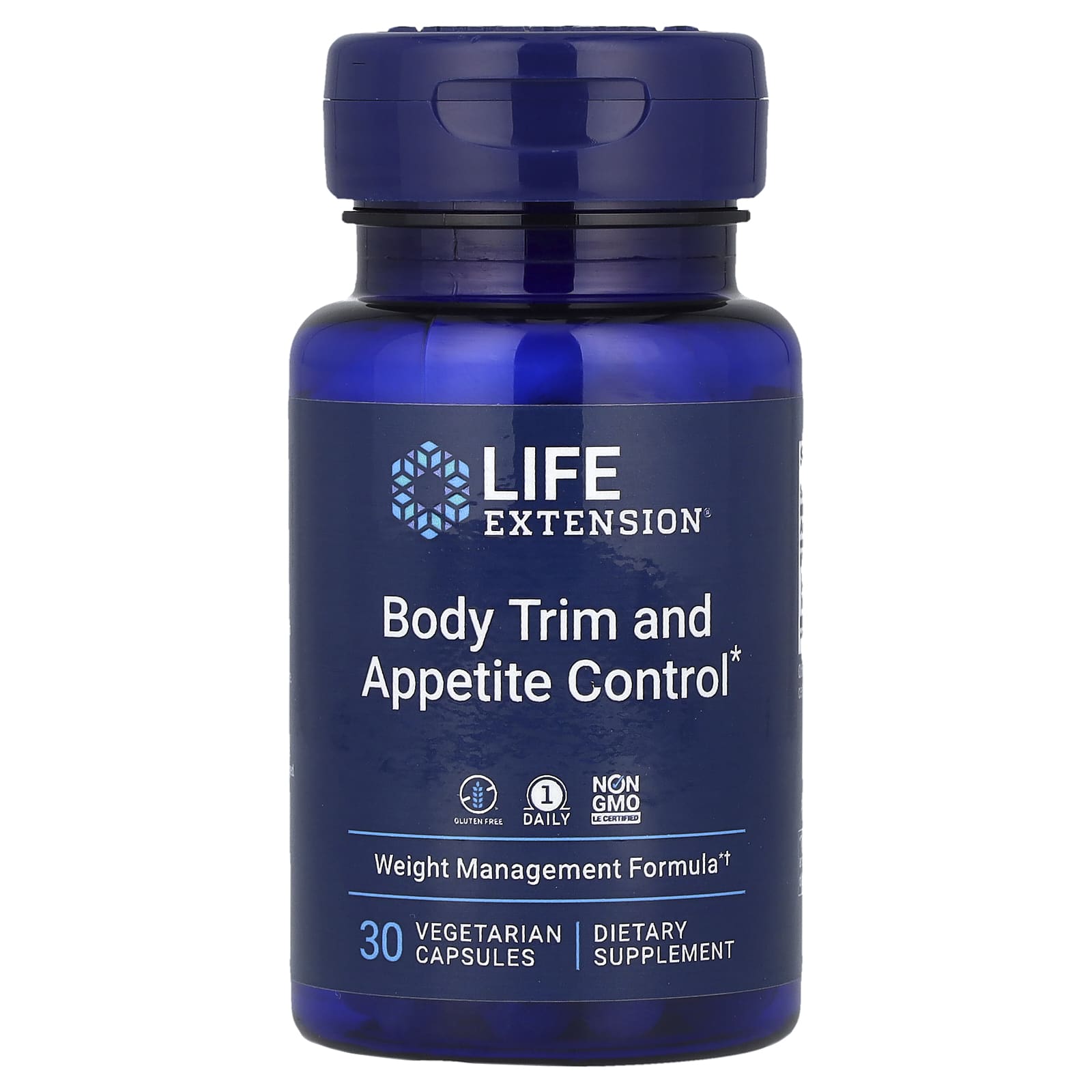 Life Extension, Body Trim and Appetite Control, 30 Vegetarian Capsules - Image 1