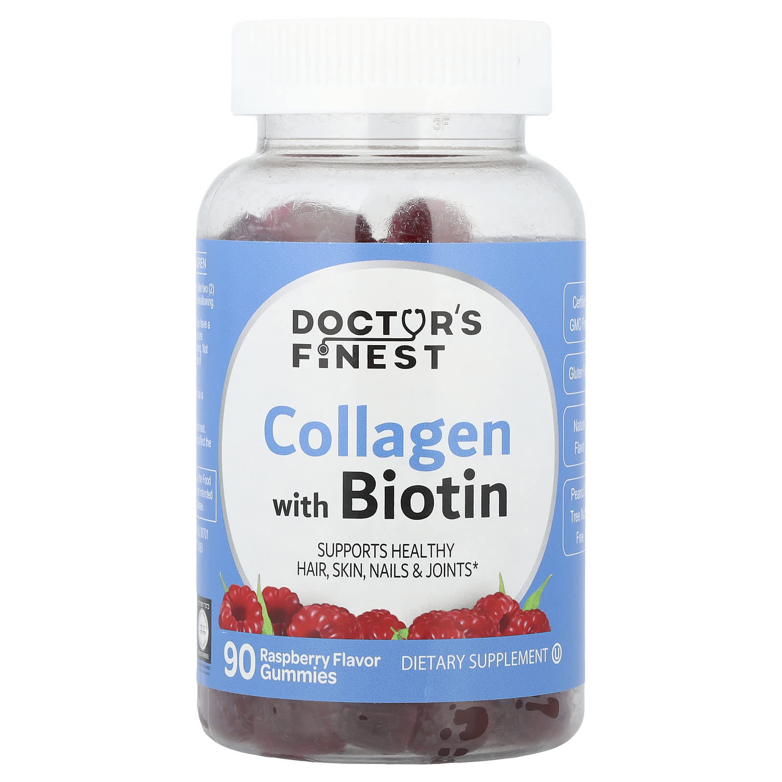 <strong>Collagen Gummies with Biotin for Healthy Hair, Skin, and Joints</strong> by Doctor's Finest - 90 Count - Image 1