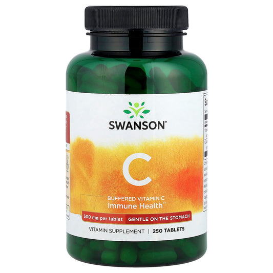 Swanson, Buffered Vitamin C, 250 Tablets - Image 1