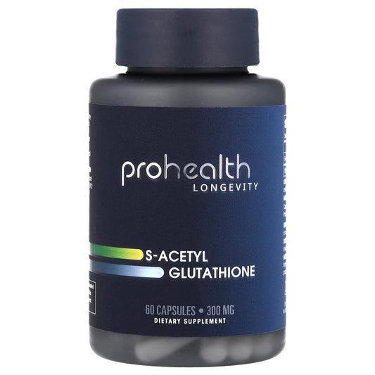 ProHealth Longevity, S-Acetyl Glutathione, 300 mg, 60 Capsules - Image 1